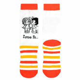 Love Is Thinking of You...Knitted Cotton Crew Socks